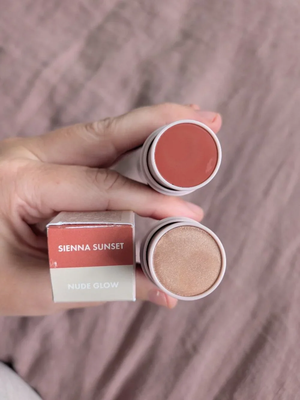 🌸 Wander Beauty On-the-Glow Blush Illuminator, Coral Rose & Sienna Sunset NIB